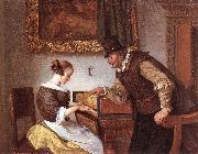 Jan Steen The Harpsichord Lesson oil